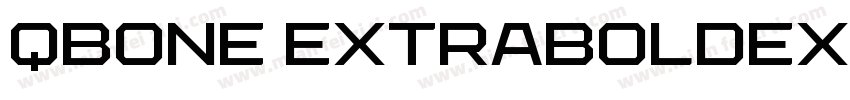 QBOne ExtraBoldExpanded字体转换